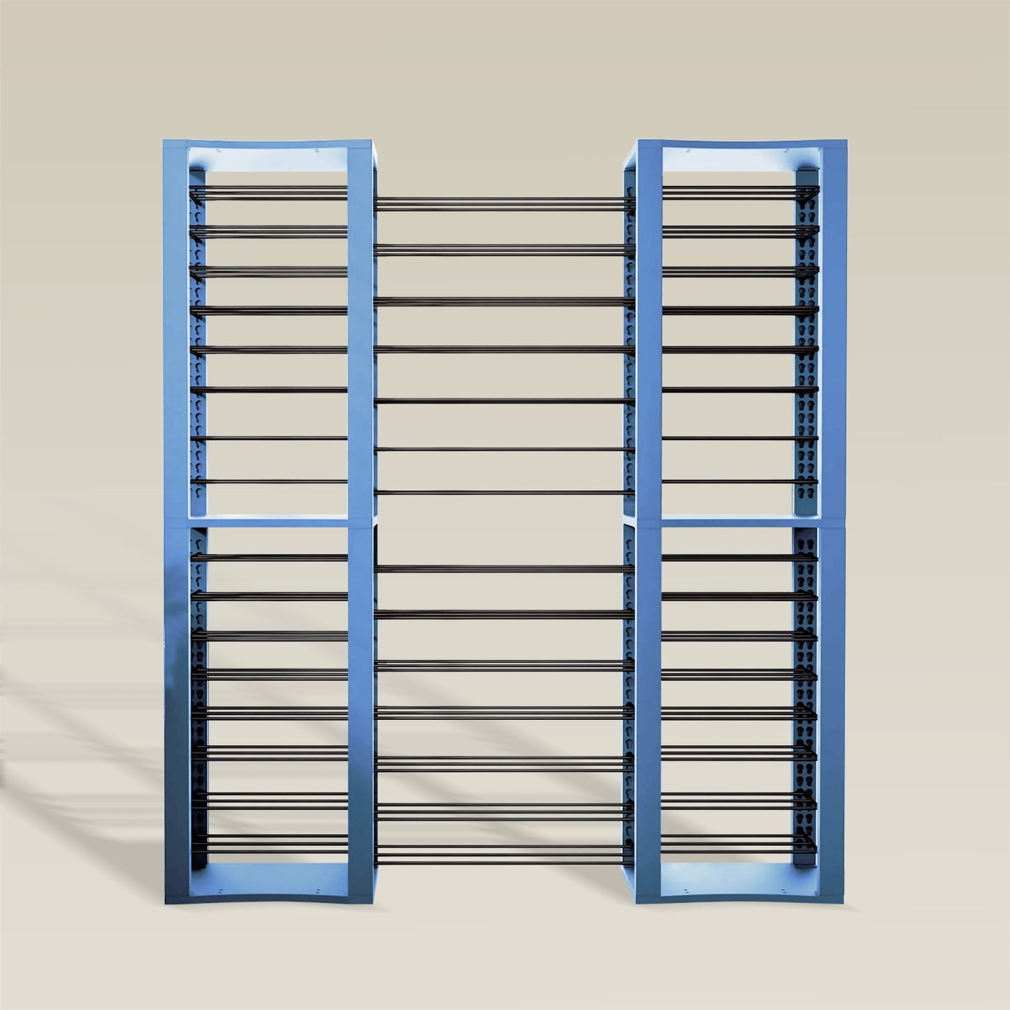 BoxKing + 14 extra wide shelves + 32 shelves