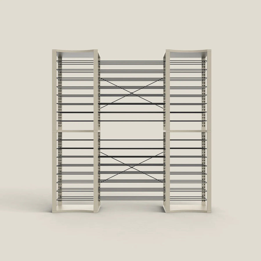 BoxKing + 14 extra wide shelves + 32 shelves