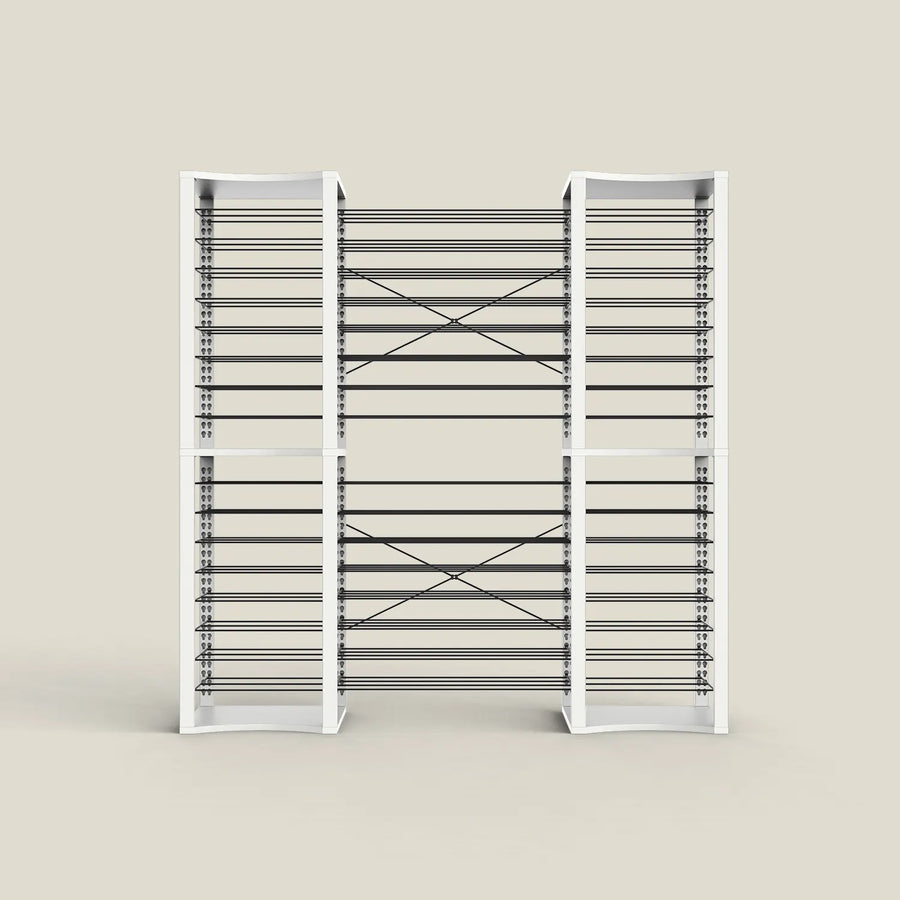 BoxKing + 14 extra wide shelves + 32 shelves