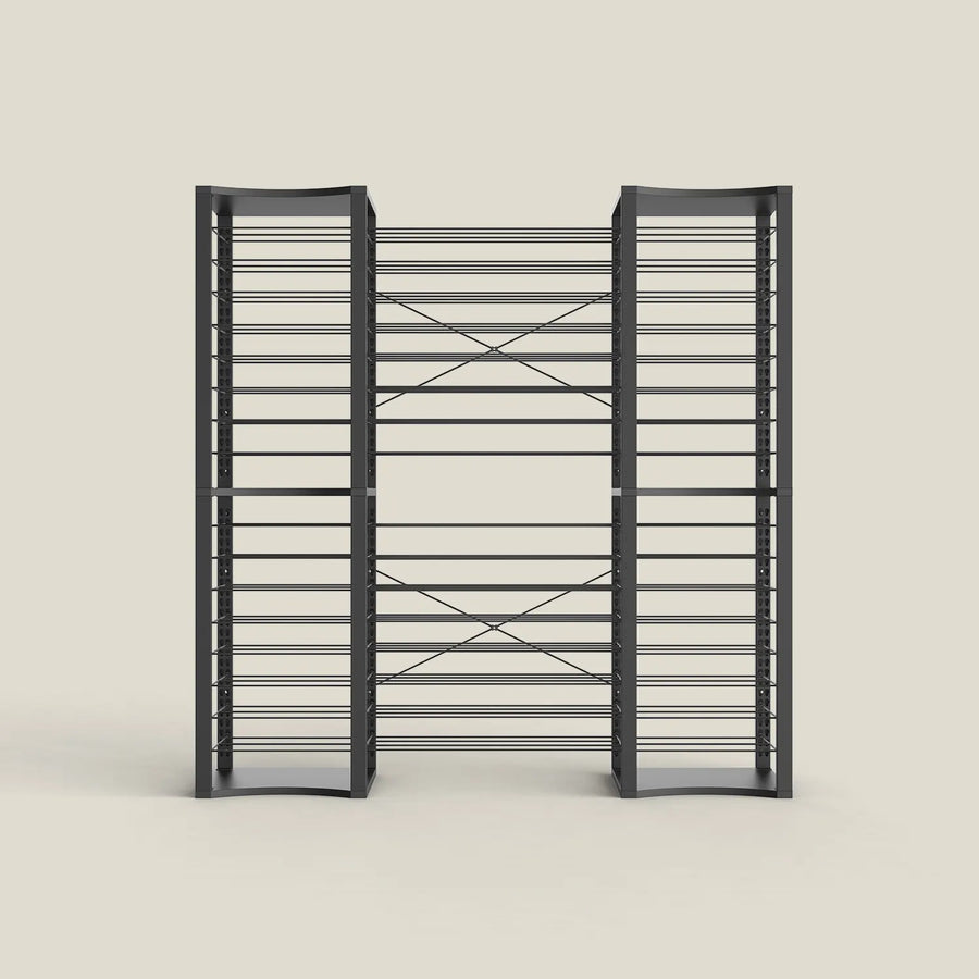BoxKing + 14 extra wide shelves + 32 shelves