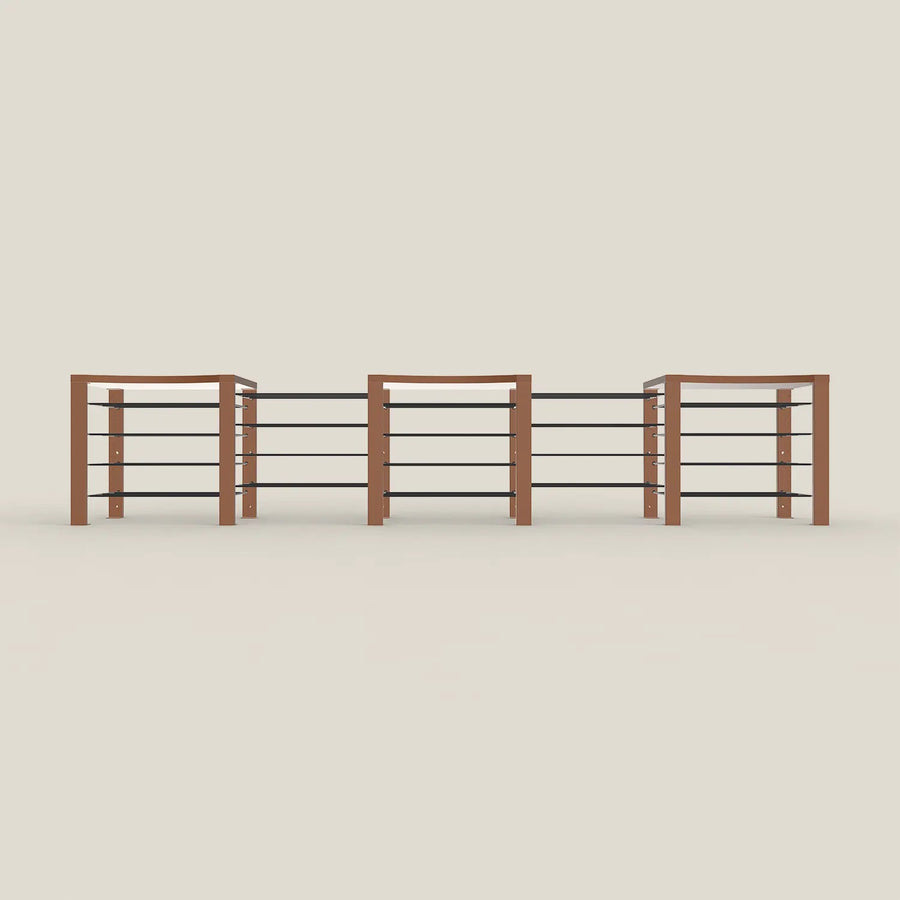 Triple ShortThrone with 20 shelves| BoxKing Gaming