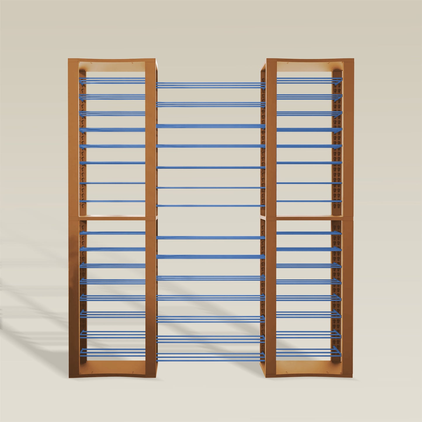 BoxKing + 14 extra wide shelves + 32 shelves