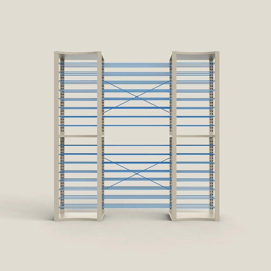 BoxKing + 14 extra wide shelves + 32 shelves