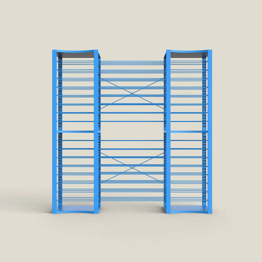 BoxKing + 14 extra wide shelves + 32 shelves