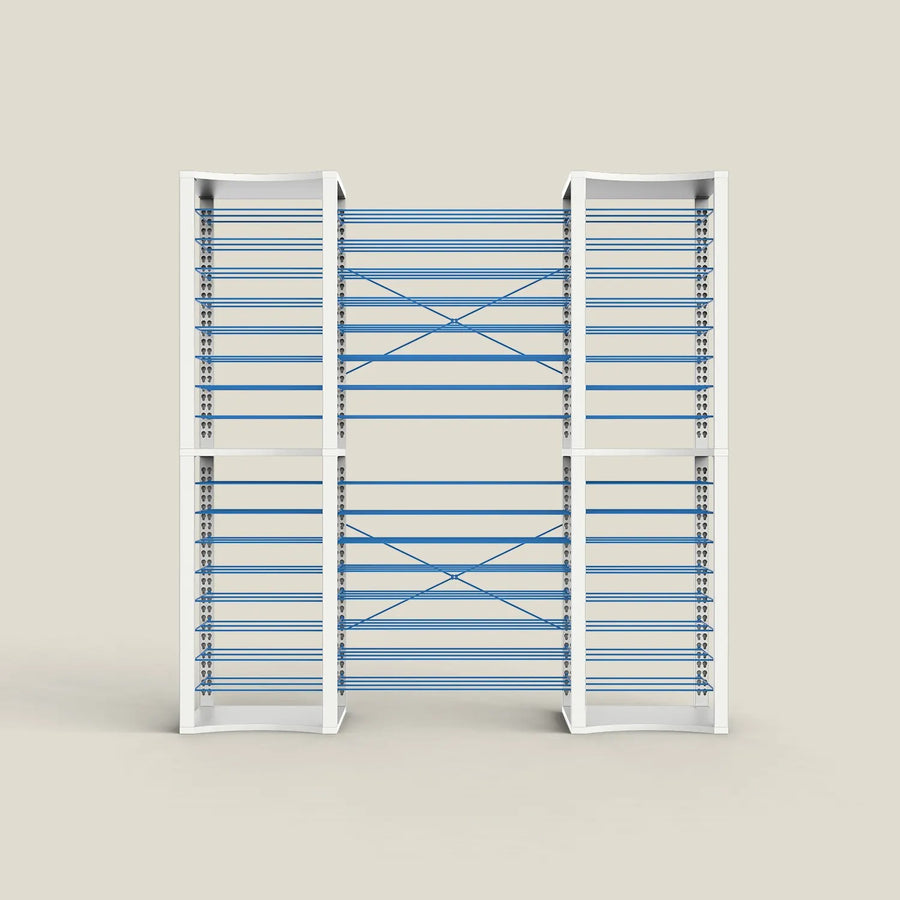 BoxKing + 14 extra wide shelves + 32 shelves