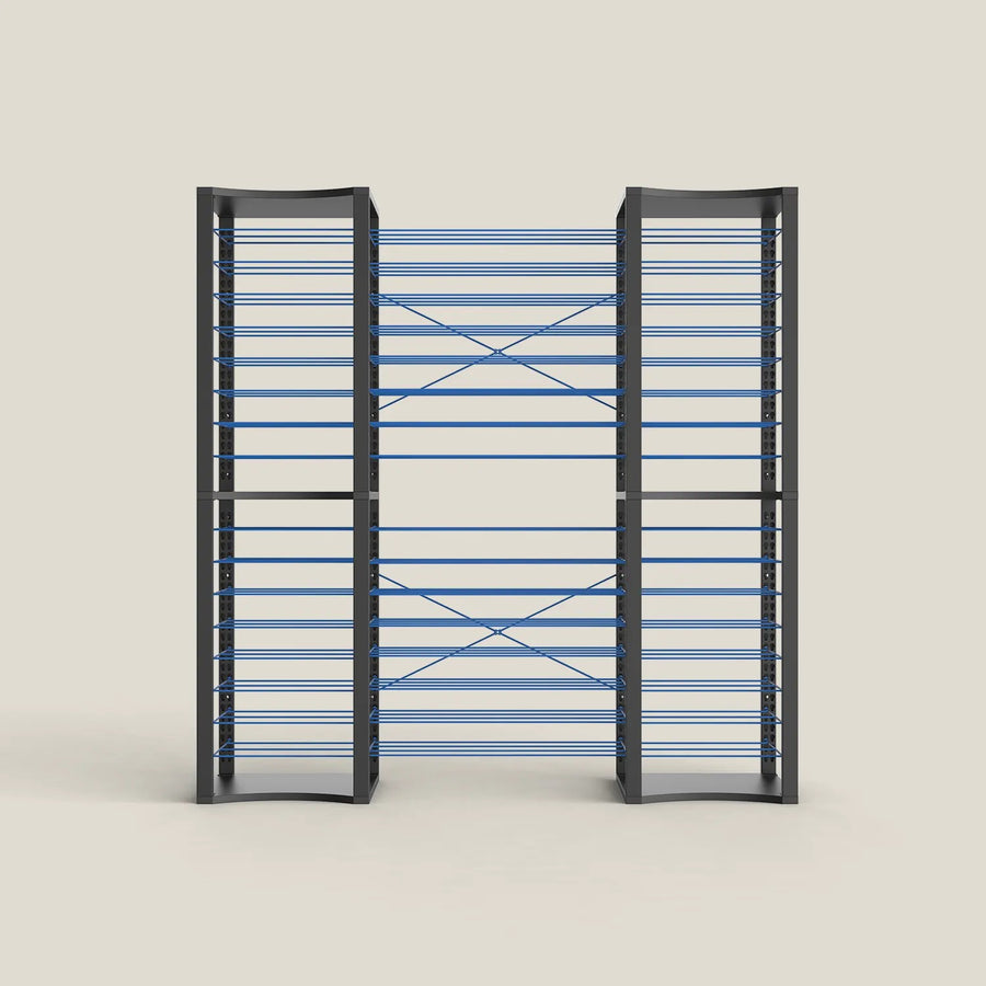 BoxKing + 14 extra wide shelves + 32 shelves