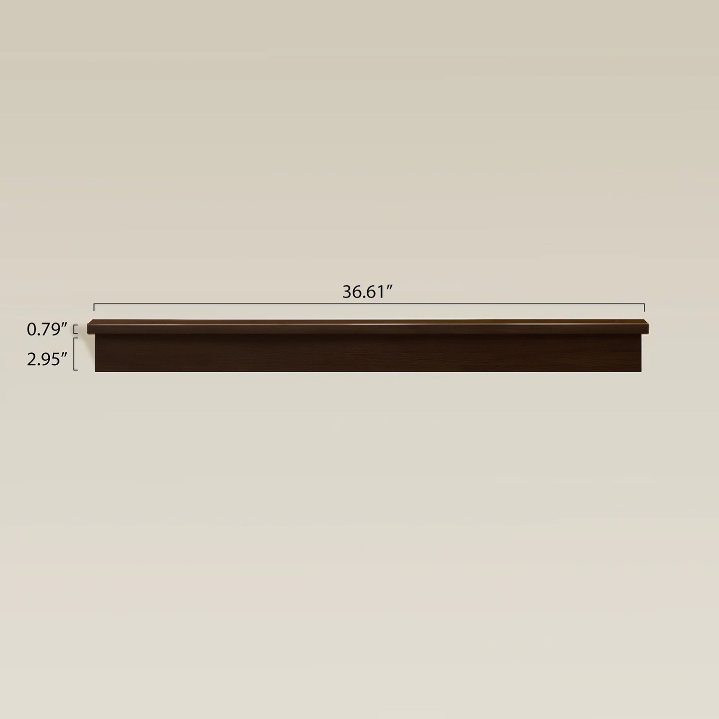 Kingswood Solid Wood Blocker Wall – Table Divider walnut