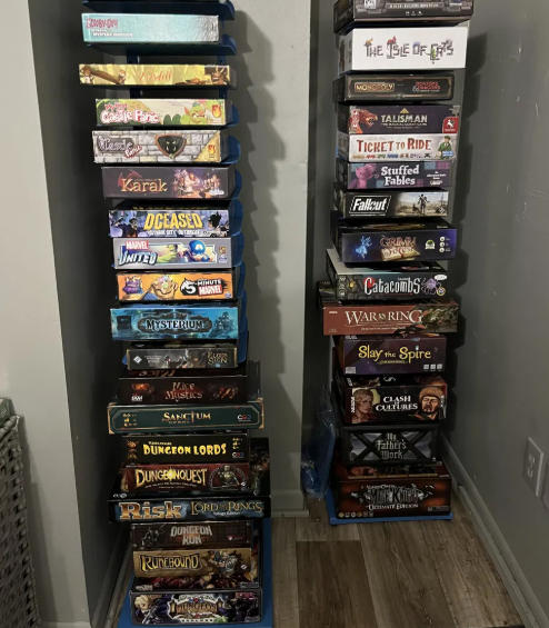 GamePillar Adjustable Board Game Tower – Tall (155cm)