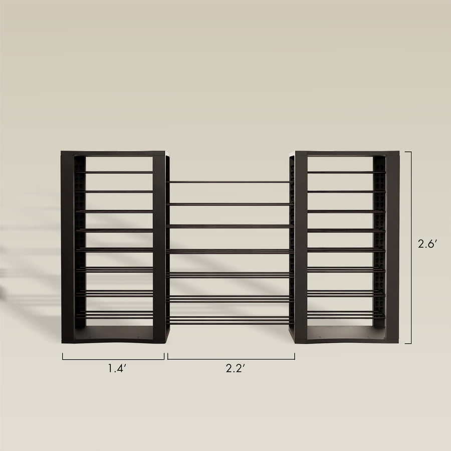 BoxDuke + 7 extra wide shelves + 16 shelves-BoxKing