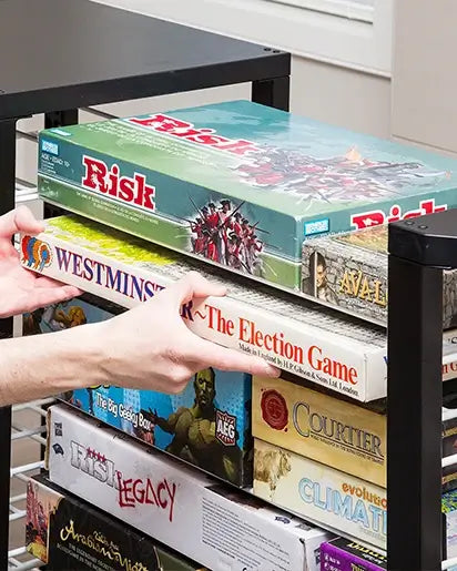 14 extra wide shelves