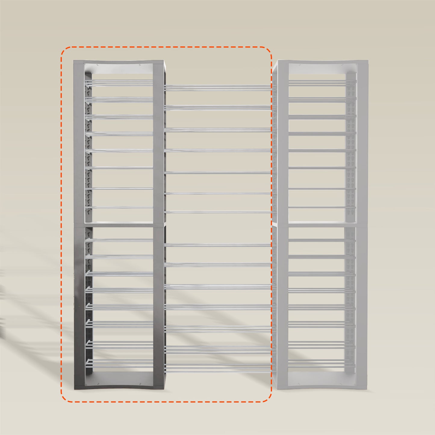 BoxThrone Expansion + 14 extra wide shelves + 16 shelves