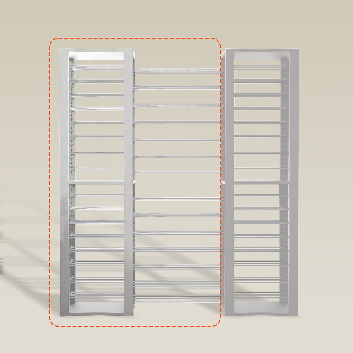 BoxThrone Expansion + 14 extra wide shelves + 16 shelves