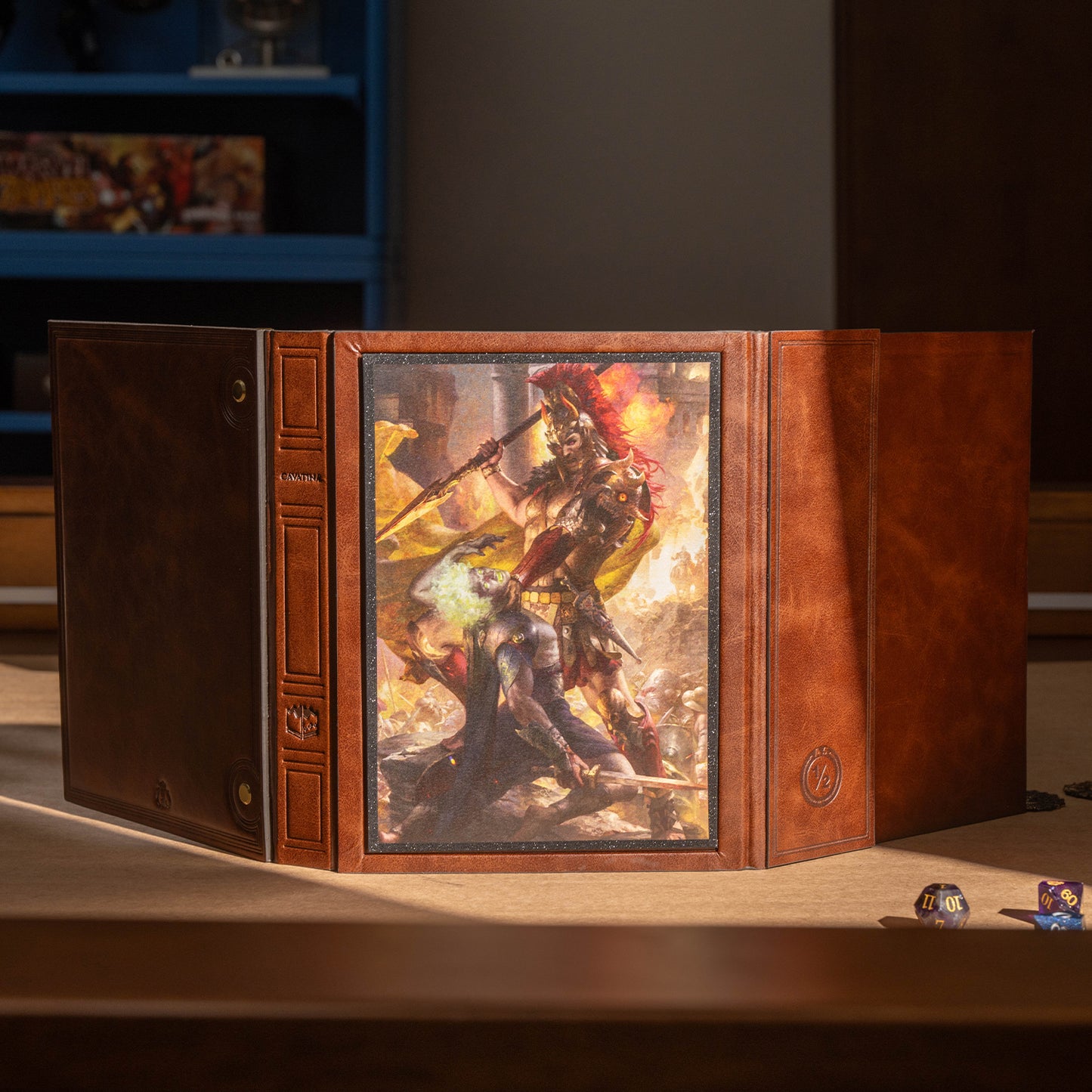 Binder panel with inserted character or artwork card