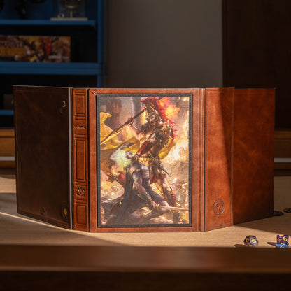Binder panel with inserted character or artwork card