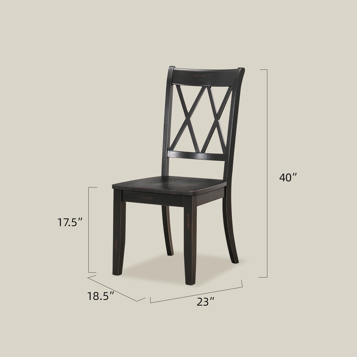 Classic  Cross-Back Gaming & Dining Chairs