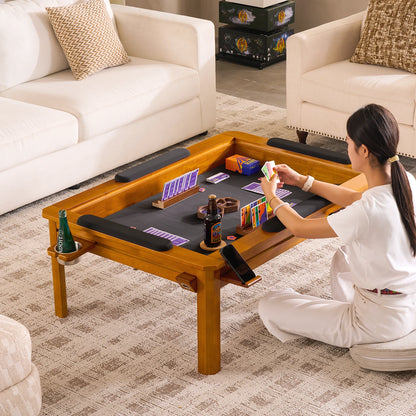 Wooden Coffee Gaming Table With Topper