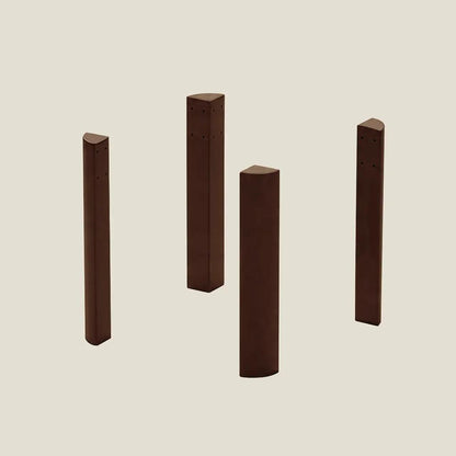 Brown coffee table legs for a ironside 2.0 gaming table and tabletop setup