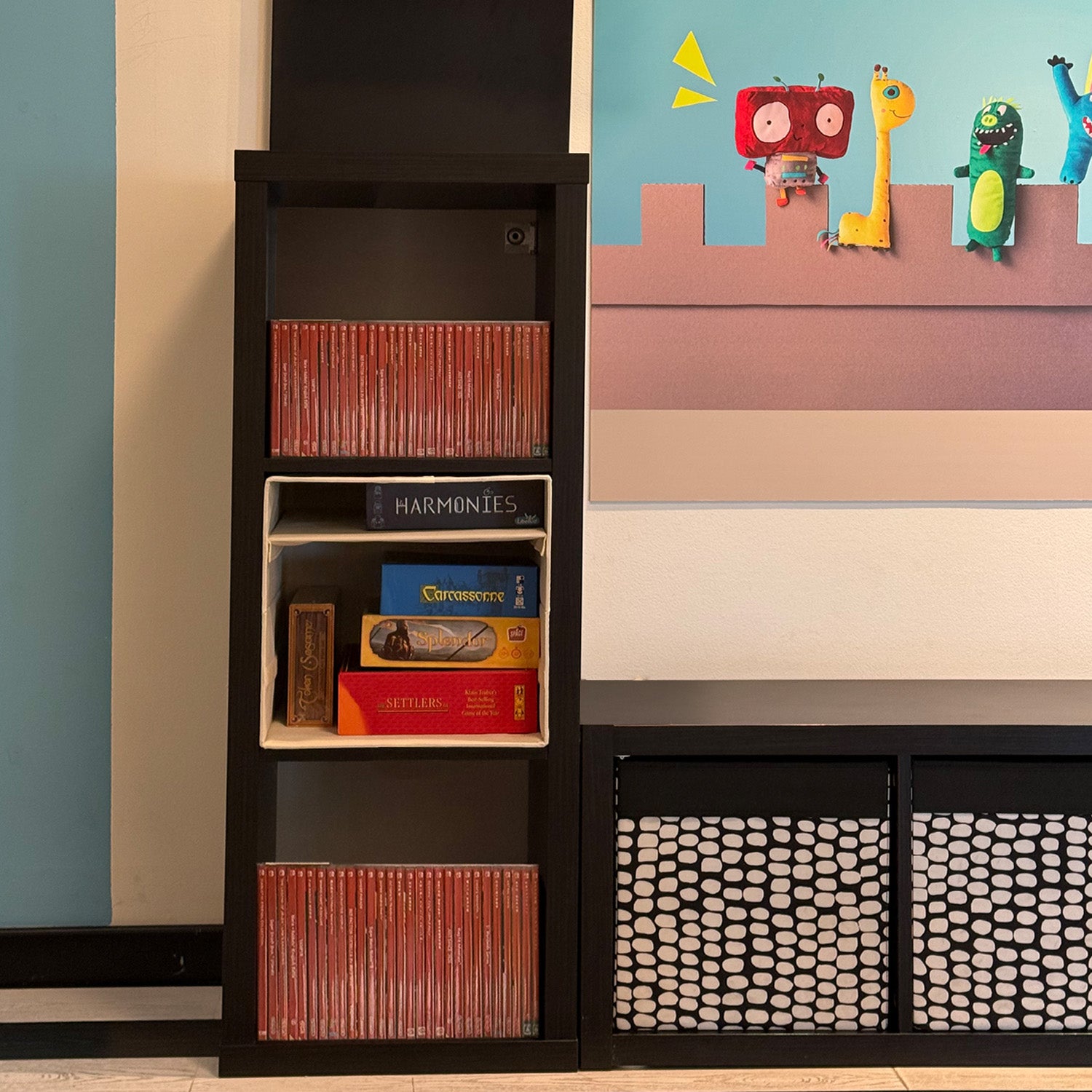 collapsible-oxford-fabric-storage-box-with-adjustable-dividers-–-fits-ikea-kallax
