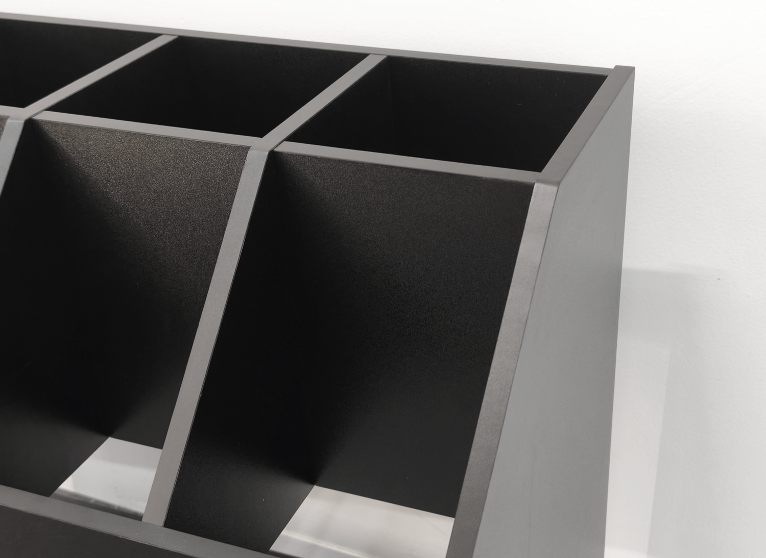 Double Layer Rolling Playmat Storage Rack – closeup detail | BoxKing Gaming
