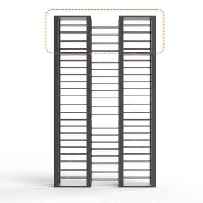 Double ShortThrone with 12 shelves