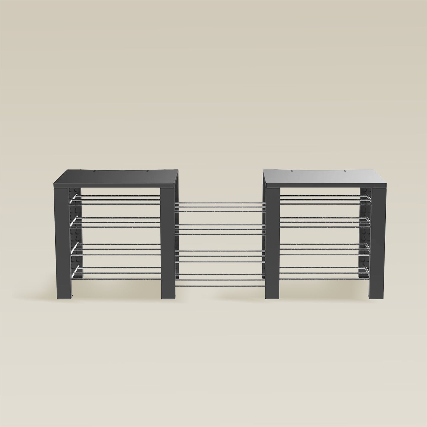 Double ShortThrone with 12 shelves