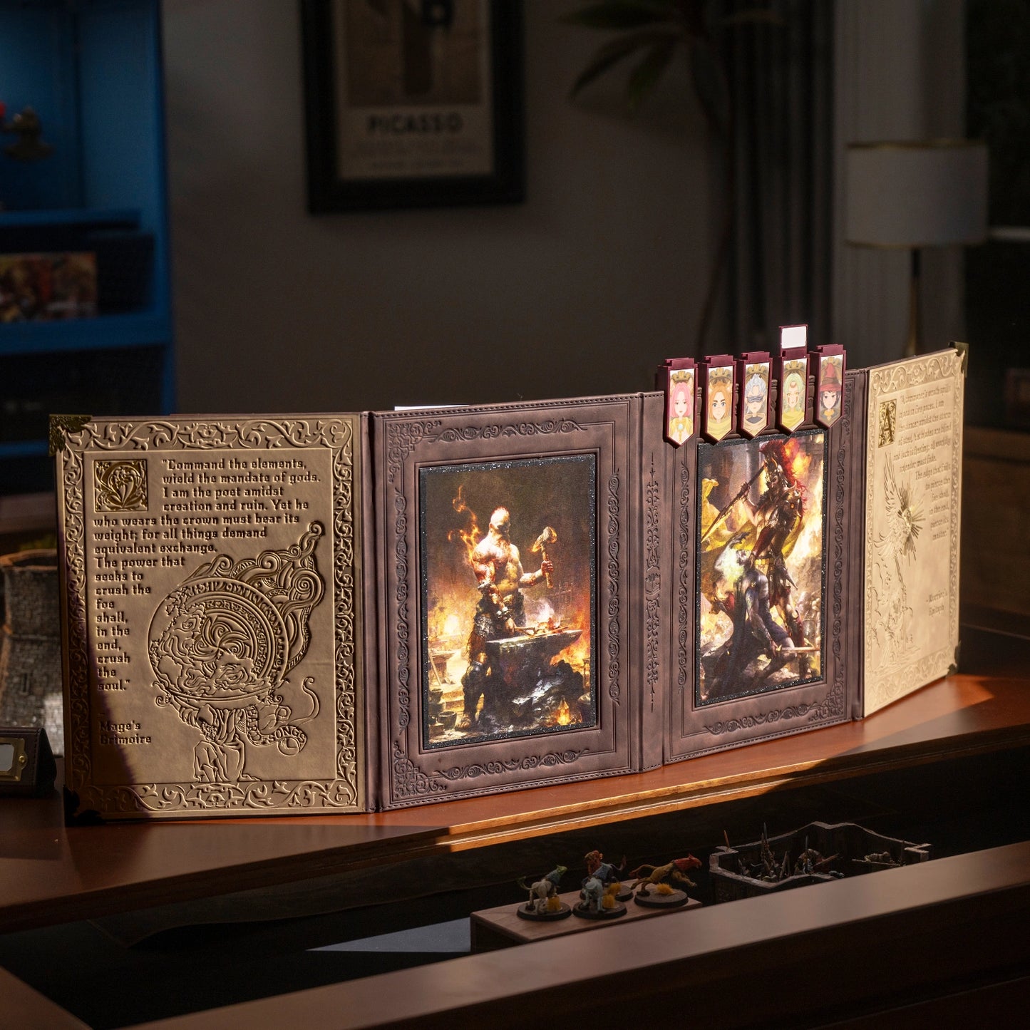 Equation: Magnetic DM Screen with Dice Tower