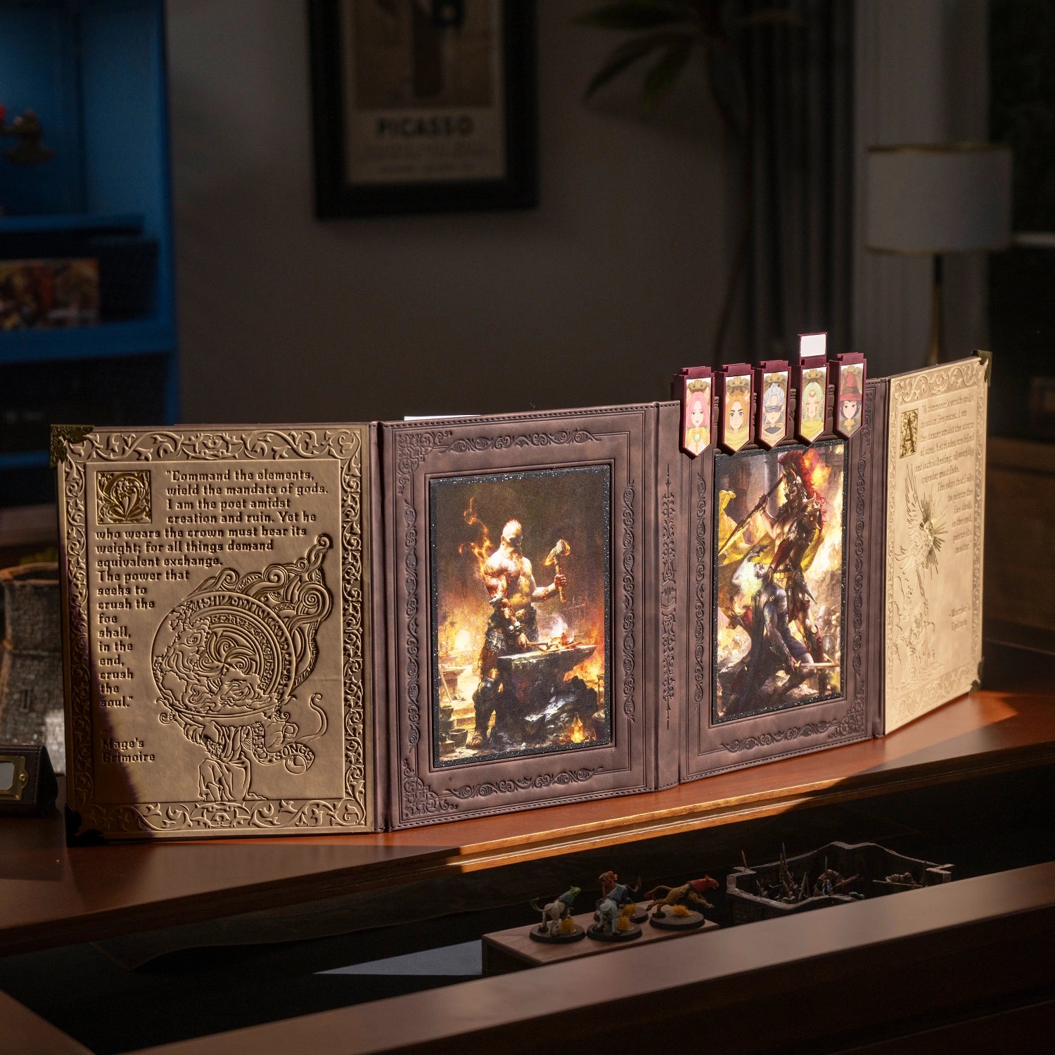 Equation: Magnetic DM Screen with Dice Tower