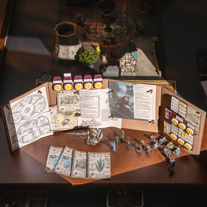 Equation: Magnetic DM Screen with Dice Tower