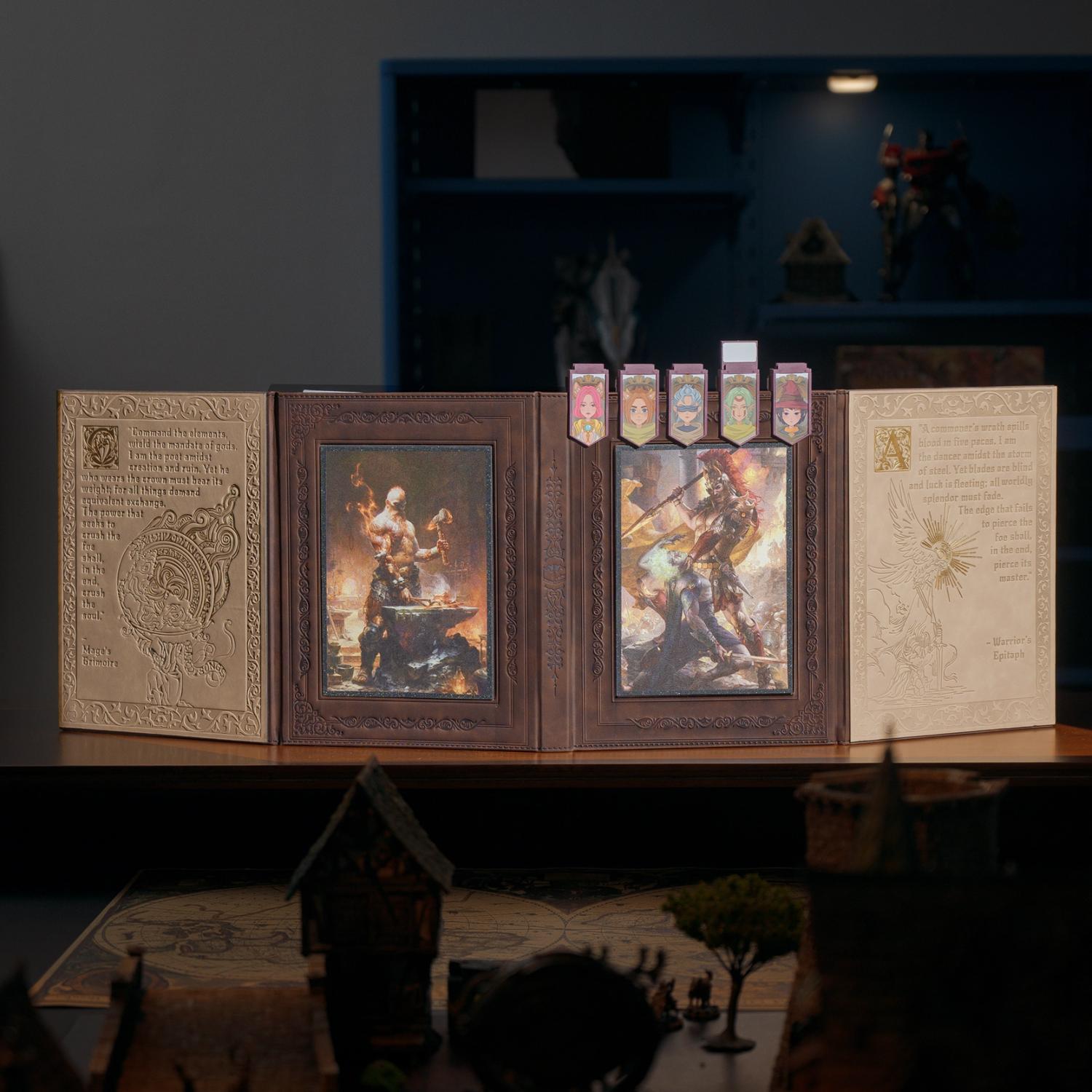 Magnetic DM Screen with Dice Tower