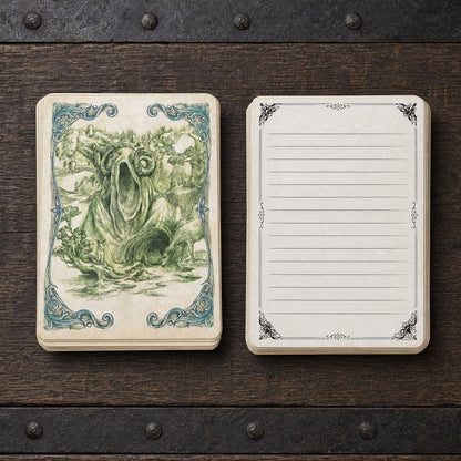 Fantasy spell cards for tabletop RPGs