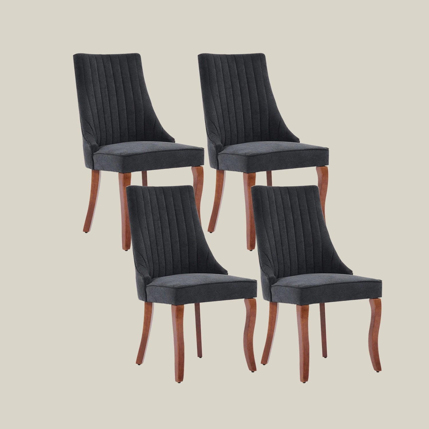 CourtBack: Flocked Linen (2-Pack)-BoxKing