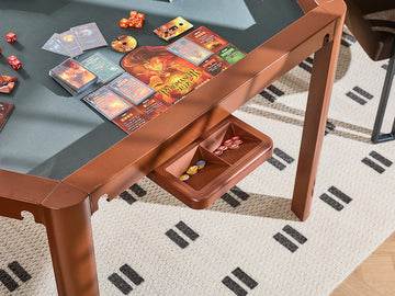 Modern game room ideas with a board game table for tabletop gaming and family entertainment