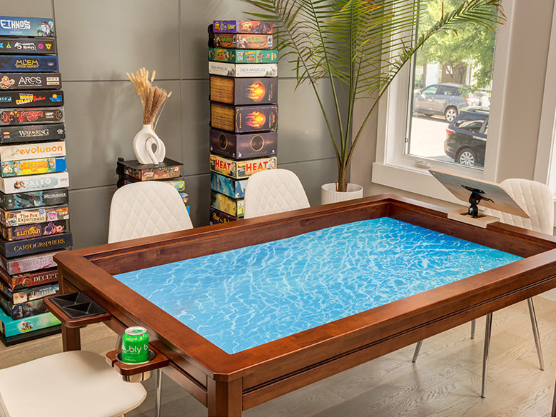 cherry wooden gaming table