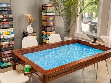 cherry wooden gaming table