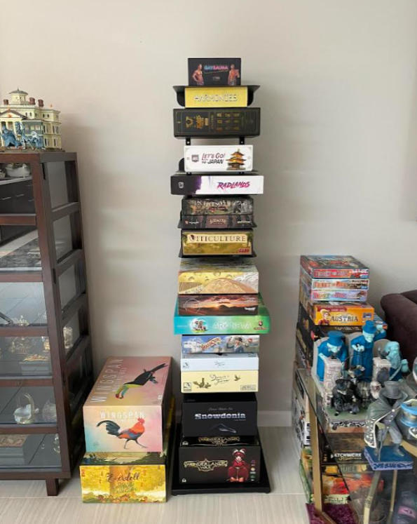 GamePillar Adjustable Board Game Tower – Tall (155cm)