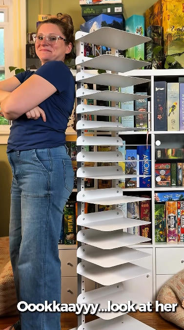 GamePillar storage system for board games, cards and tabletop gaming accessories