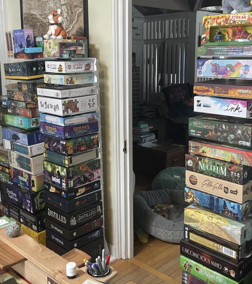 GamePillar Adjustable Board Game Tower – Tall (155cm)