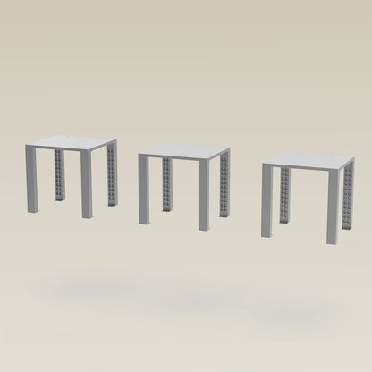 Empty Triple ShortThrone Frame