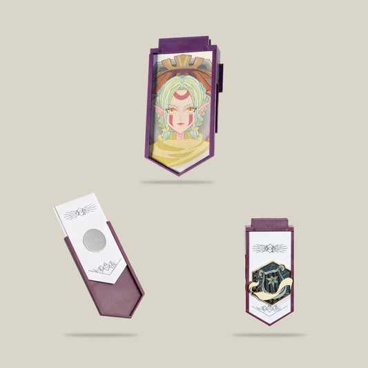 Initiative tracker components and markers set