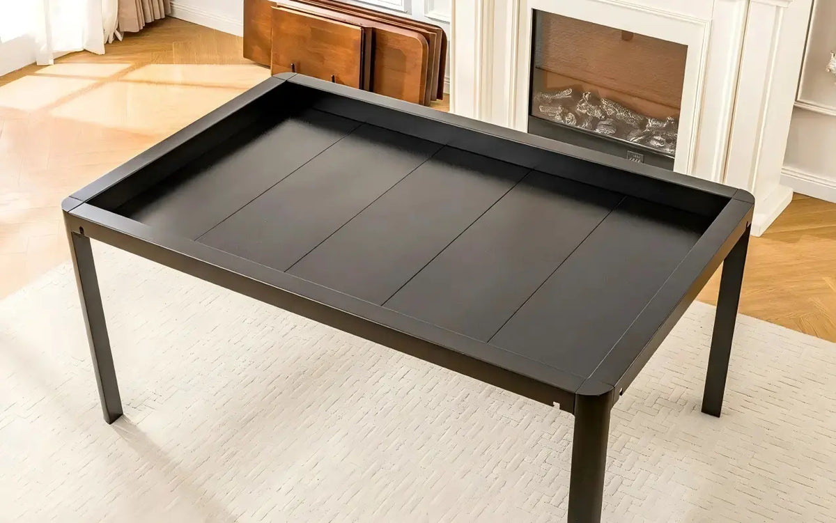 Ironside board game table with recessed play area for tabletop gaming and game nights