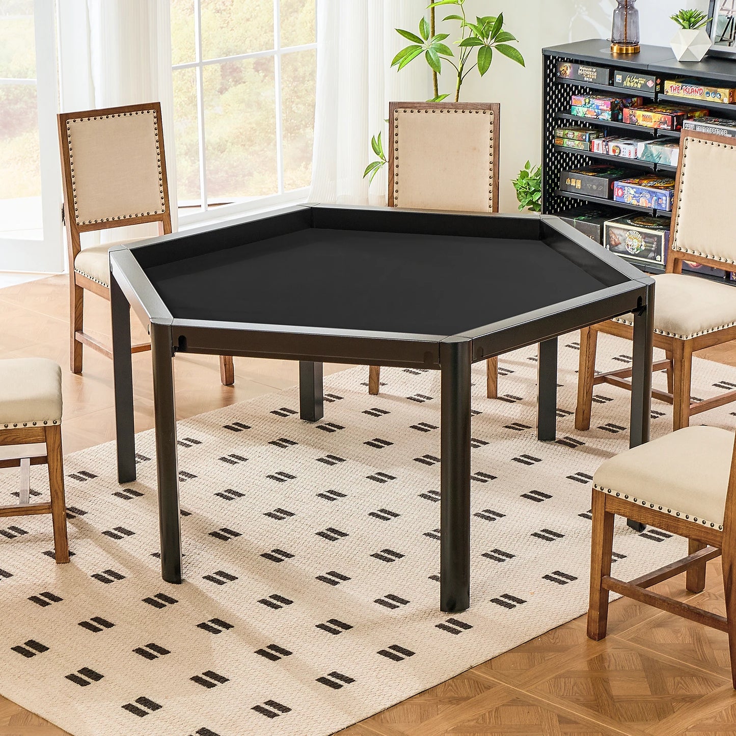 ironside-black-hex-game-table-black-playmat