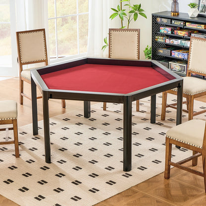 ironside-black-hex-game-table-red-playmat
