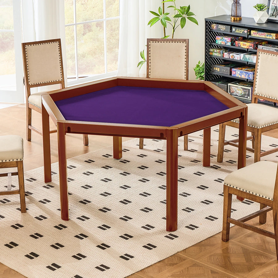Ironside HEX Game Table-BoxKing Gaming-Bravest Brown-Perfect Purple-BoxKing