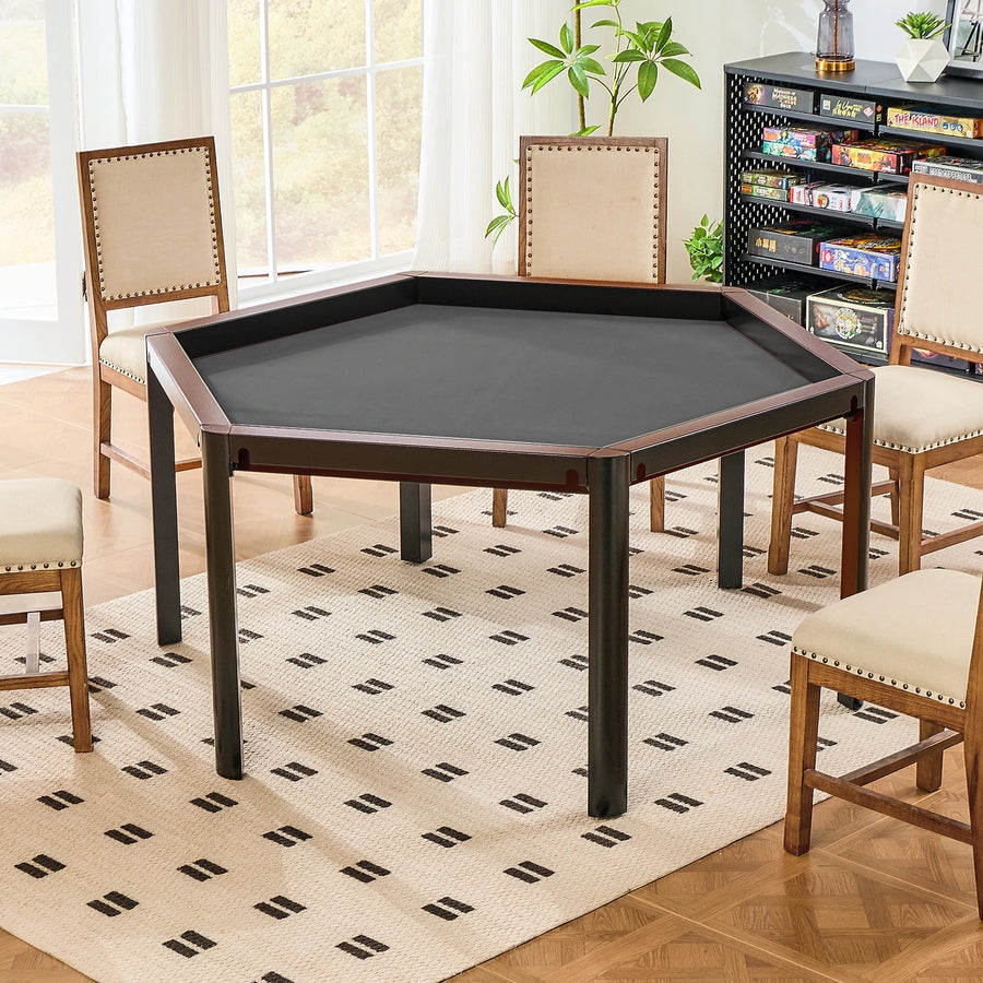 Ironside HEX Game Table-BoxKing Gaming-Brilliant Black-Glorious Grey-BoxKing