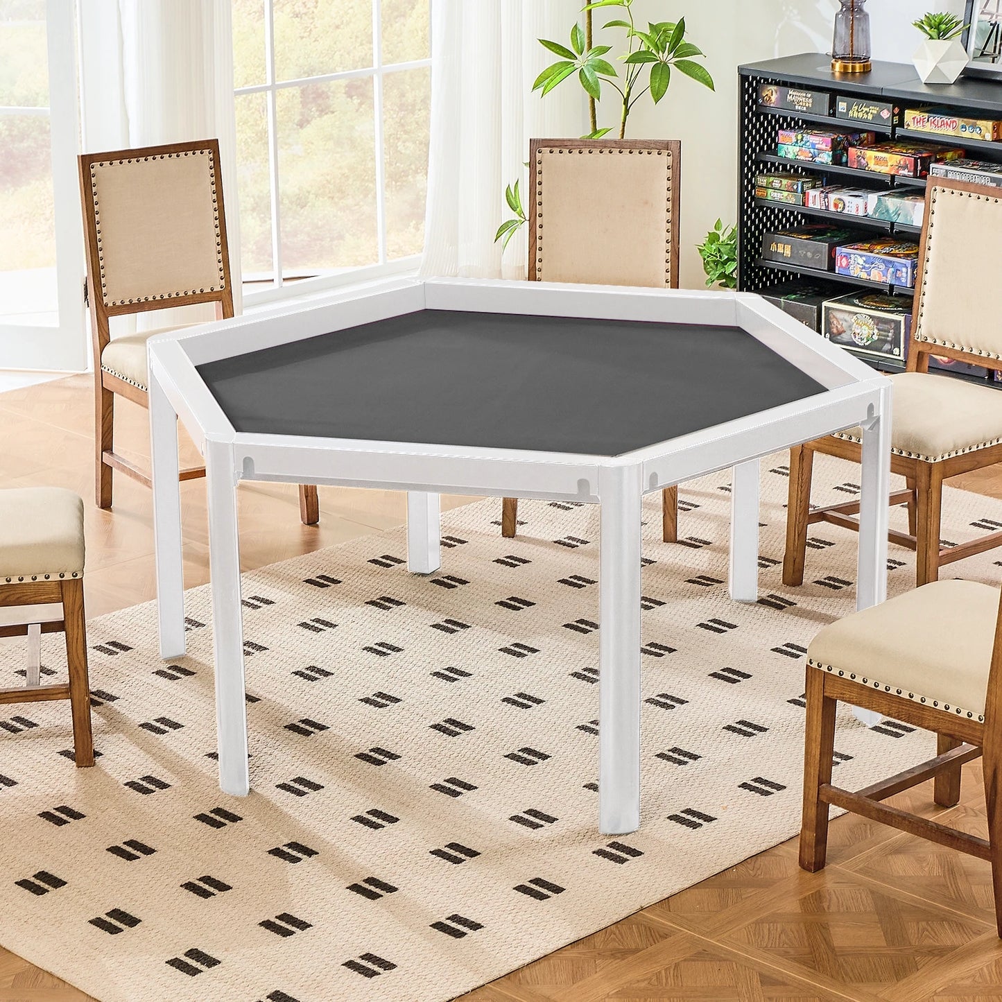 ironside-white-hex-game-table-black-playmat