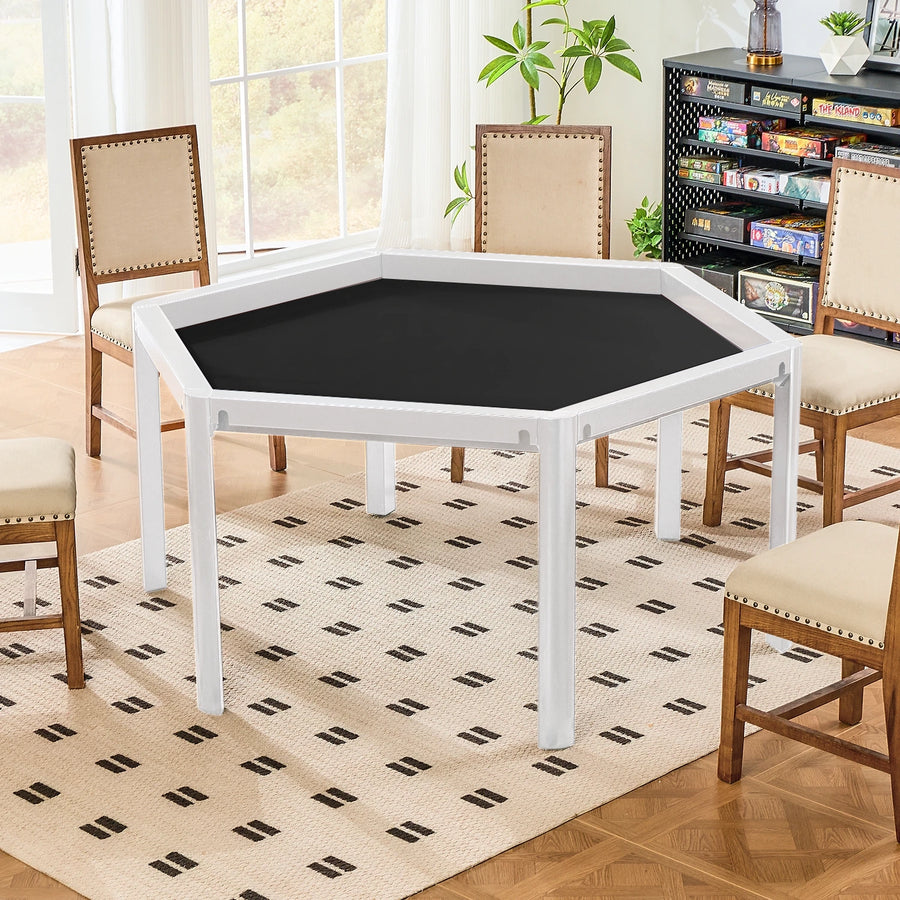Ironside HEX Game Table-BoxKing Gaming-Wondrous White-Brilliant Black-BoxKing