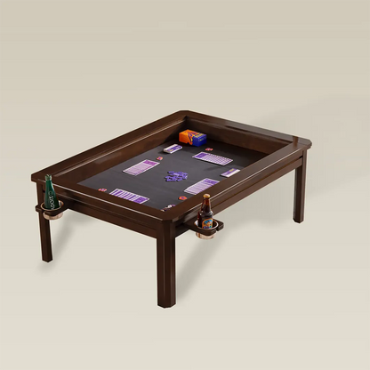 Wooden Coffee Gaming Table With Topper