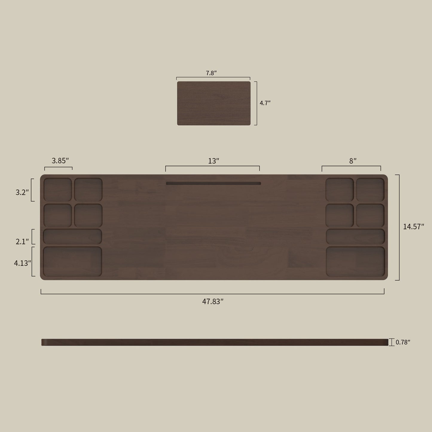 Premium Wooden LEGO Building Board