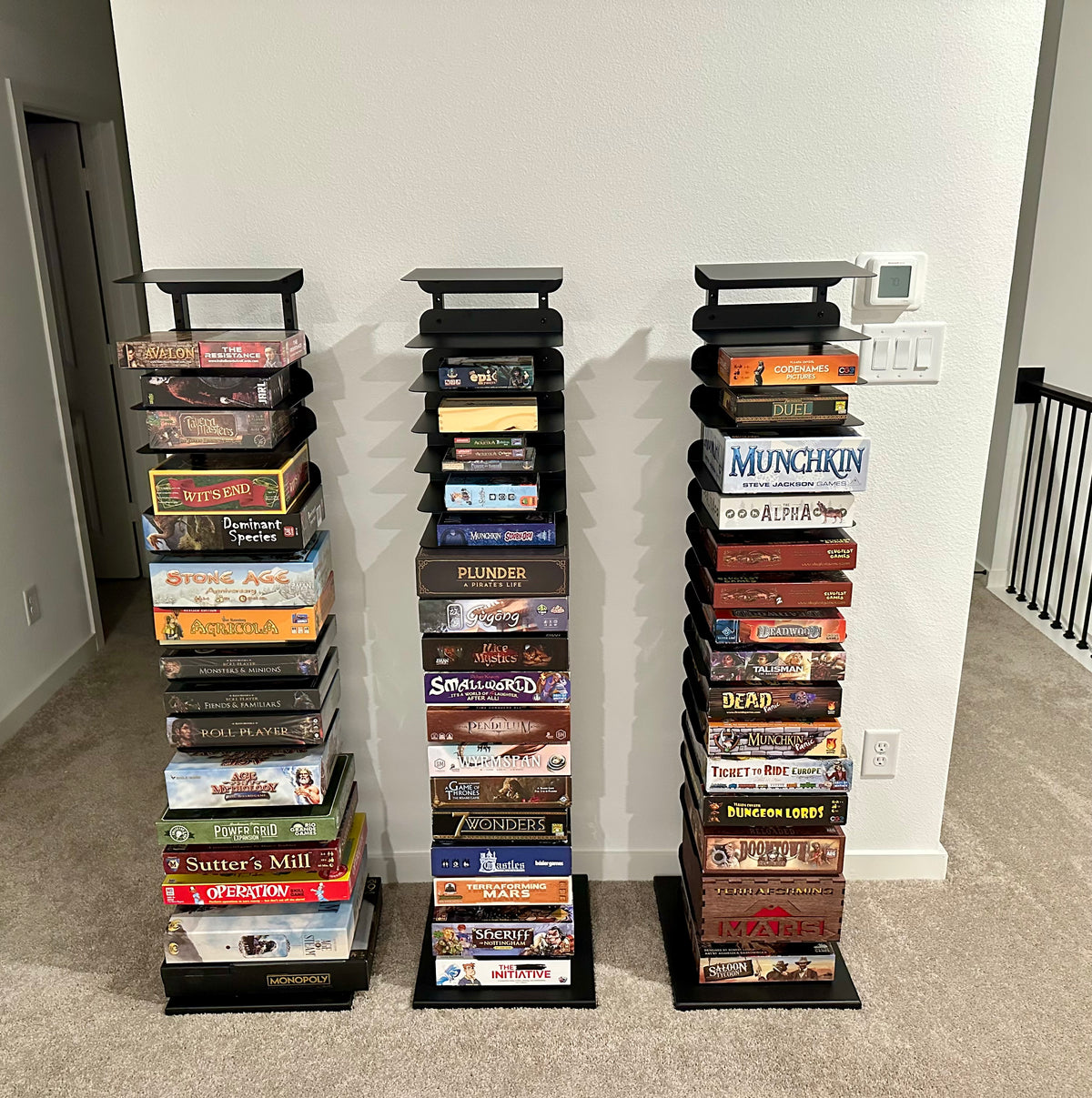 GamePillar Adjustable Board Game Tower – Tall (155cm)