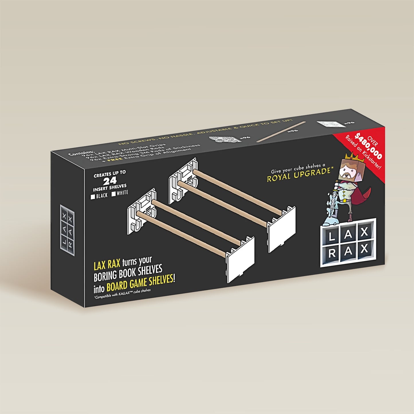 LAX RAX game shelf insert | 24-pack